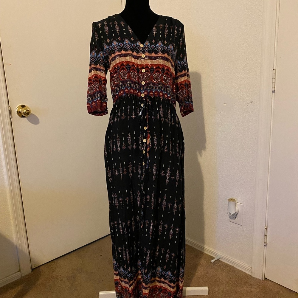 Very cute soft dress with buttons M size